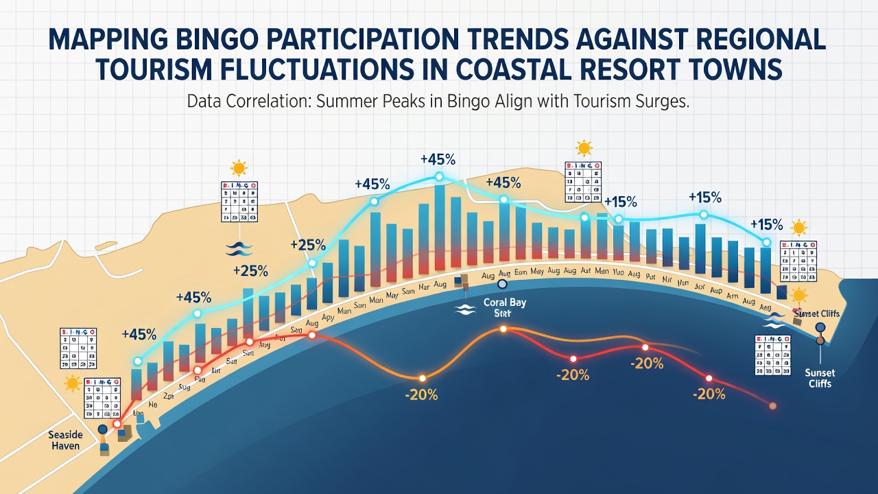 Overview of coastal resort towns showing bingo halls alongside seasonal tourism patterns