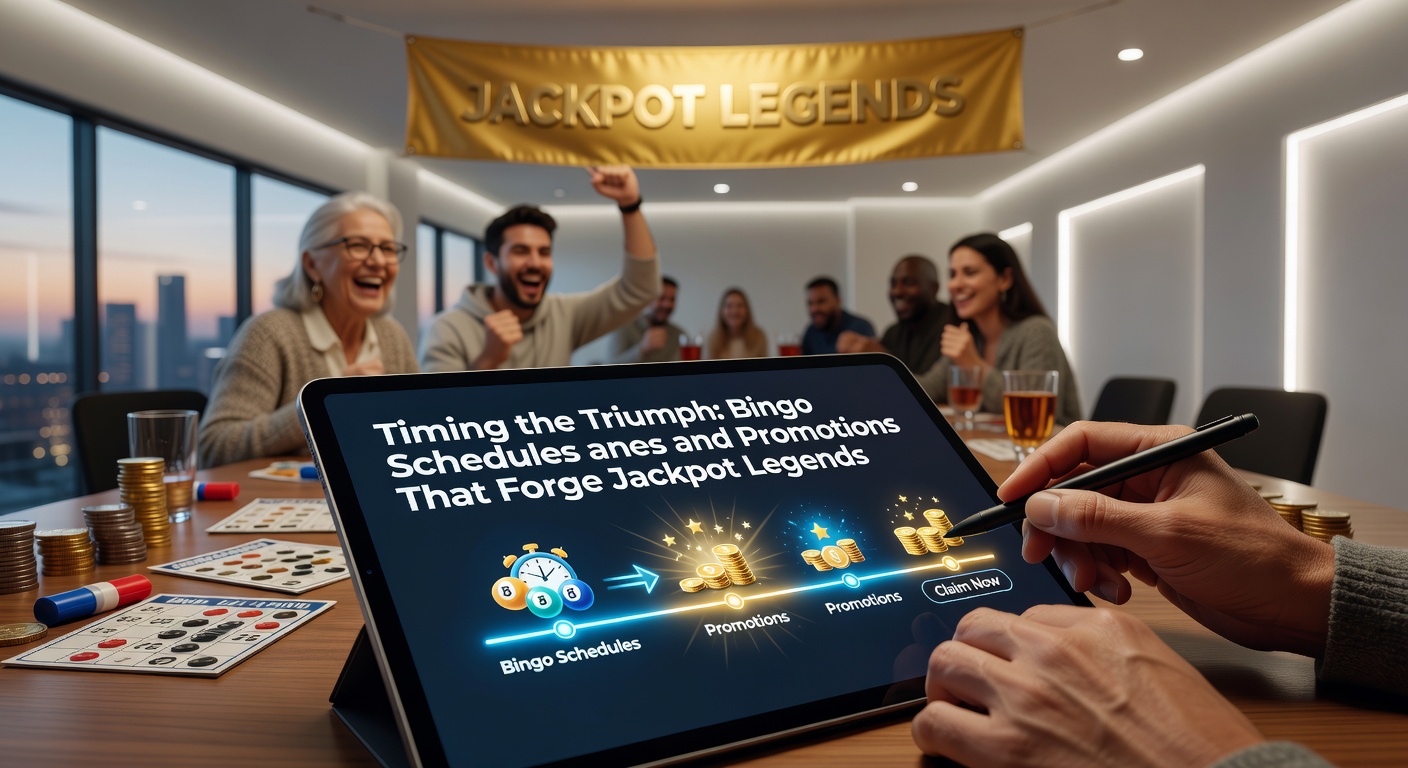 Crowd celebrating a massive bingo jackpot win during a prime-time session, with lights flashing and tickets flying